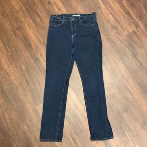 Levi’s high rise straight jeans